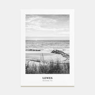 Lewes Portrait B&W Poster