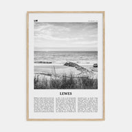 Lewes Travel B&W Poster