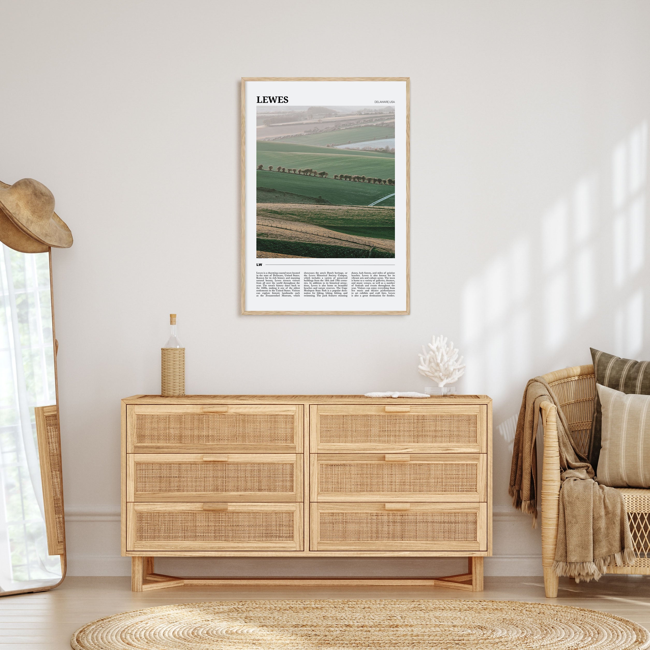 Lewes Travel Color Poster