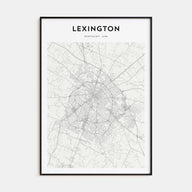 Lexington, Kentucky Map Portrait Poster