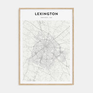 Lexington, Kentucky Map Portrait Poster