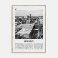 Lexington, Kentucky Travel B&W Poster