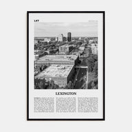 Lexington, Kentucky Travel B&W Poster
