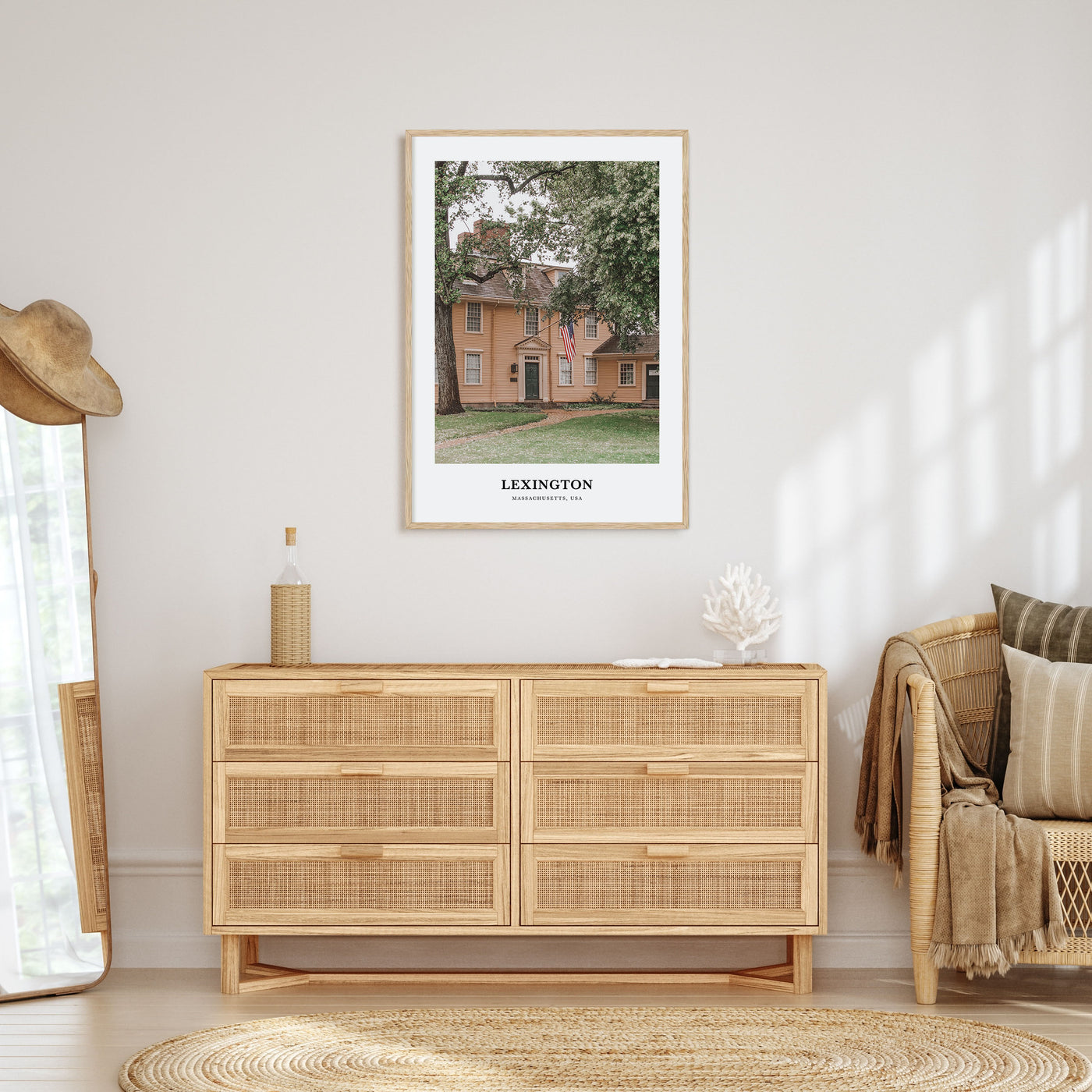 Lexington, Massachusetts Portrait Color Poster