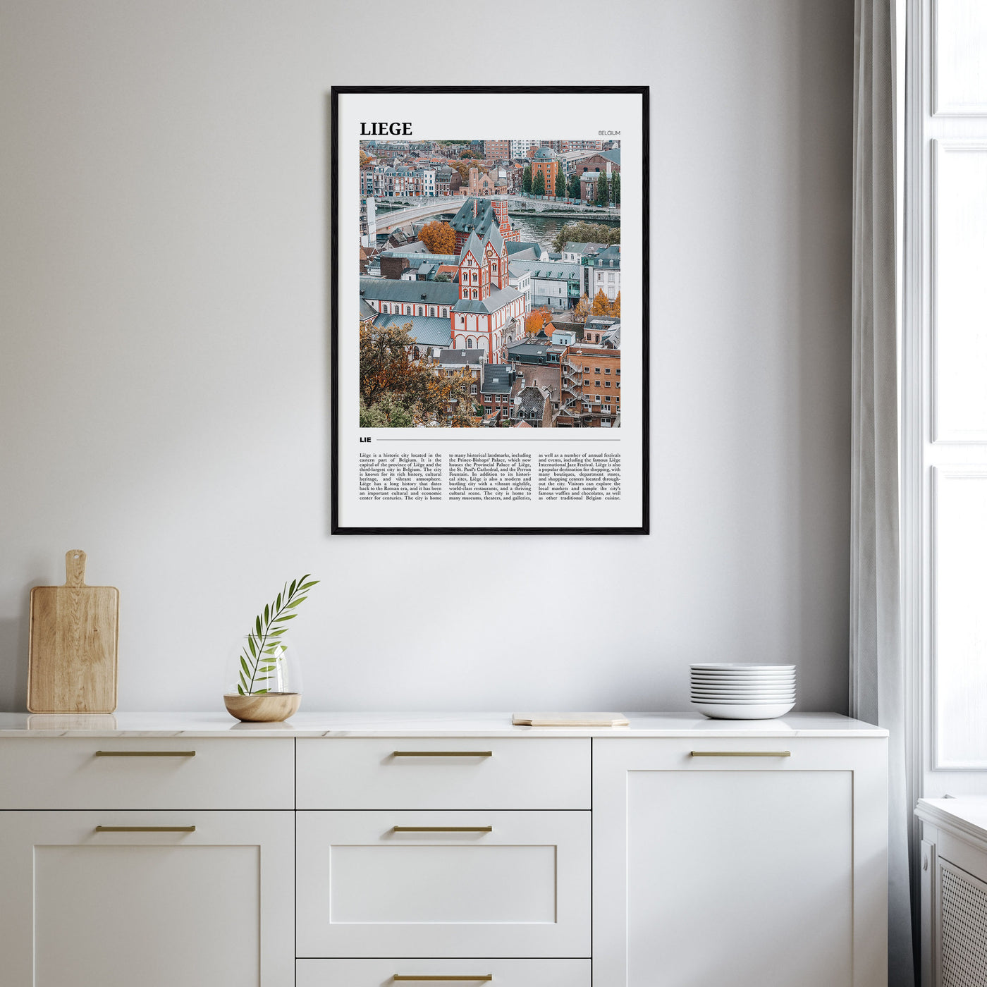 Liege Travel Color Poster