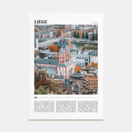 Liege Travel Color Poster