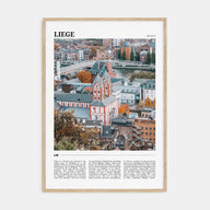 Liege Travel Color Poster