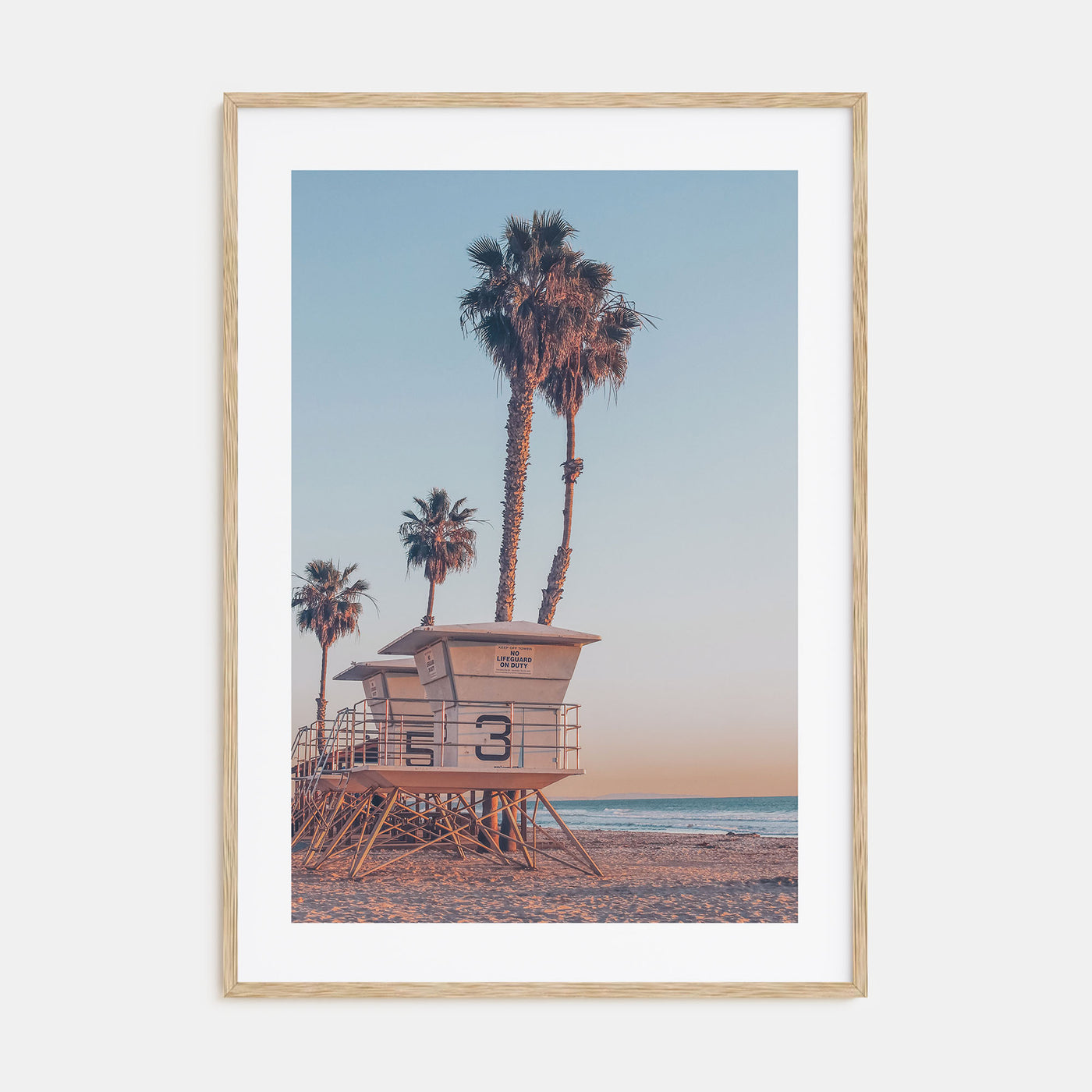 Lifeguard Stand Photo Color No 7 Poster