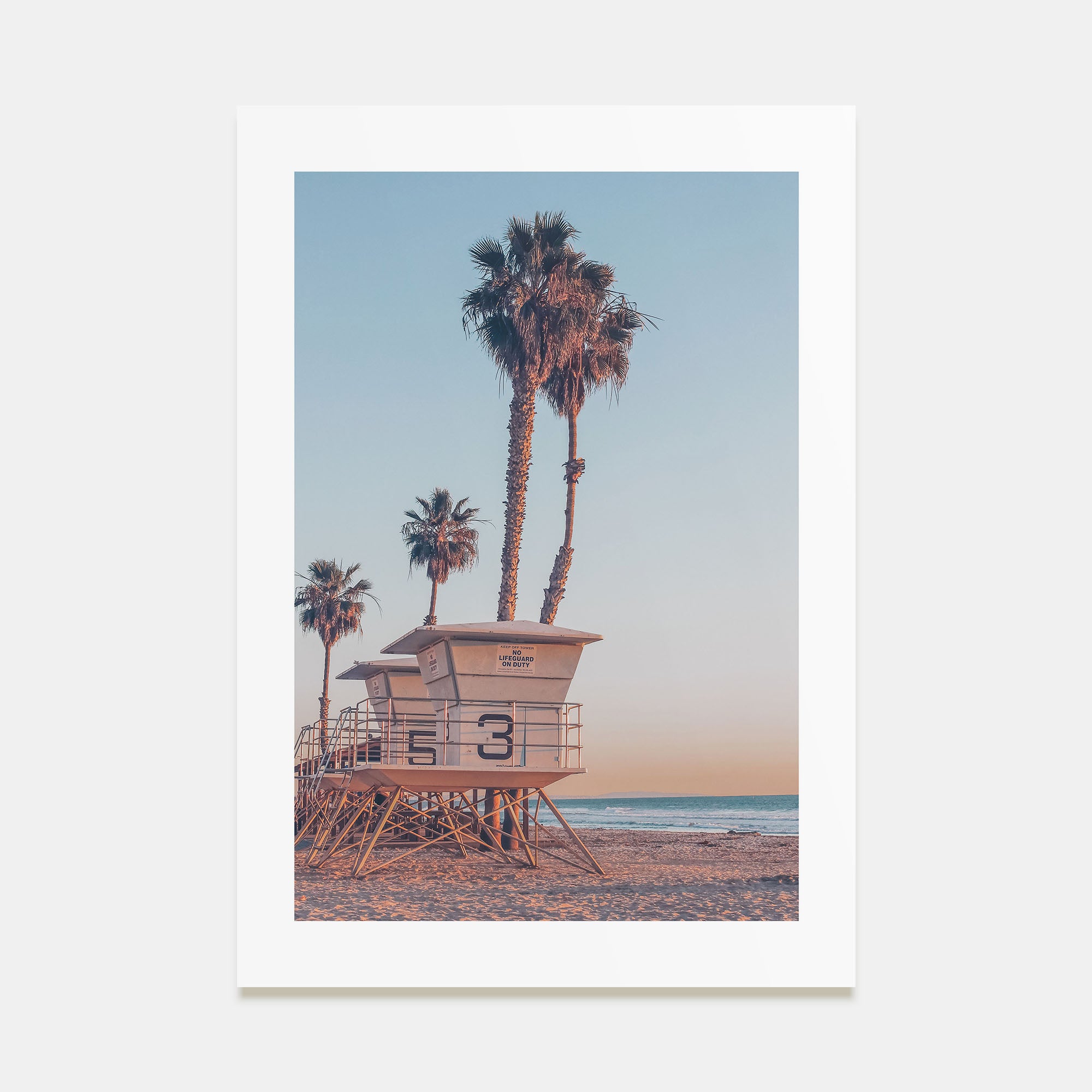 Lifeguard Stand Photo Color No 7 Poster