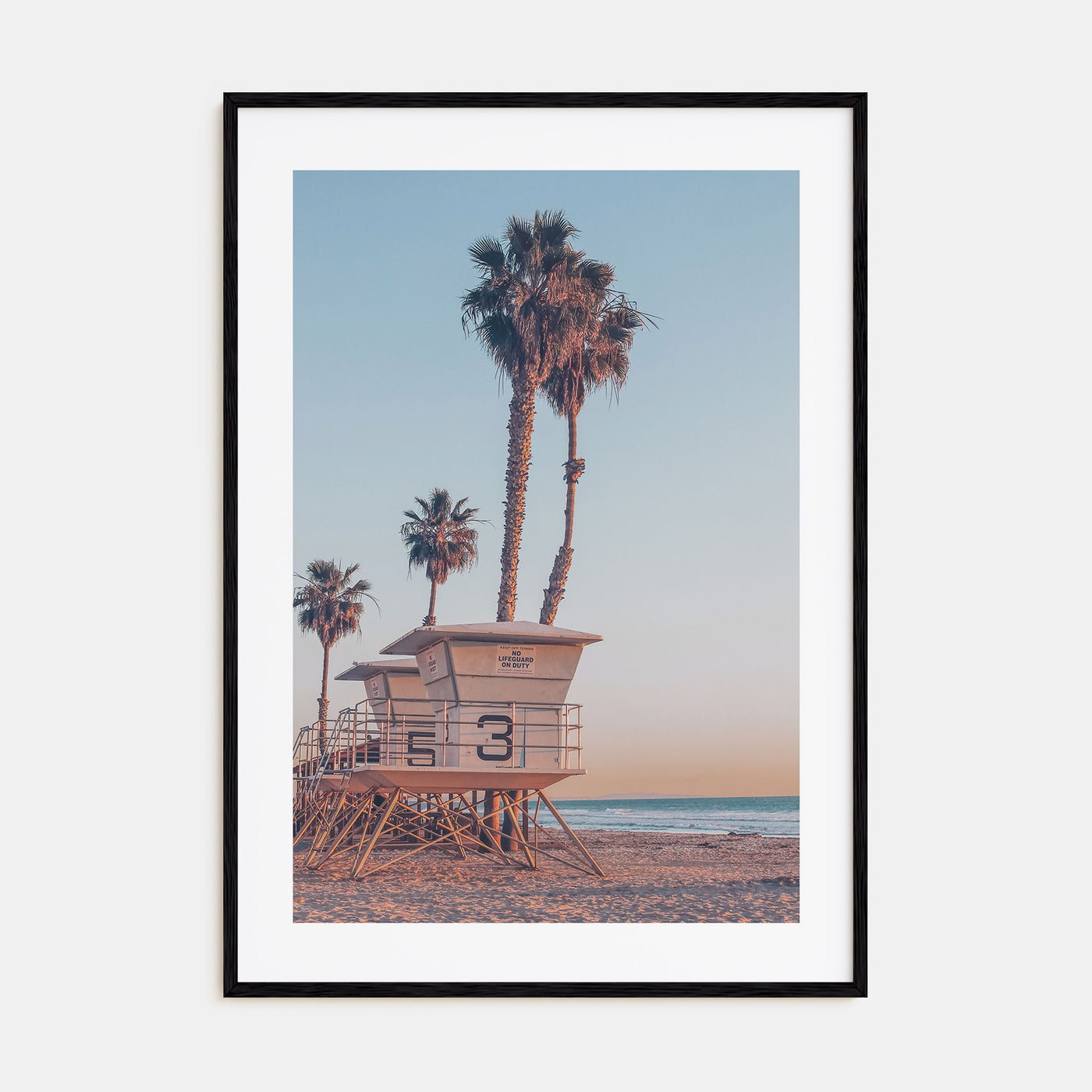 Lifeguard Stand Photo Color No 7 Poster