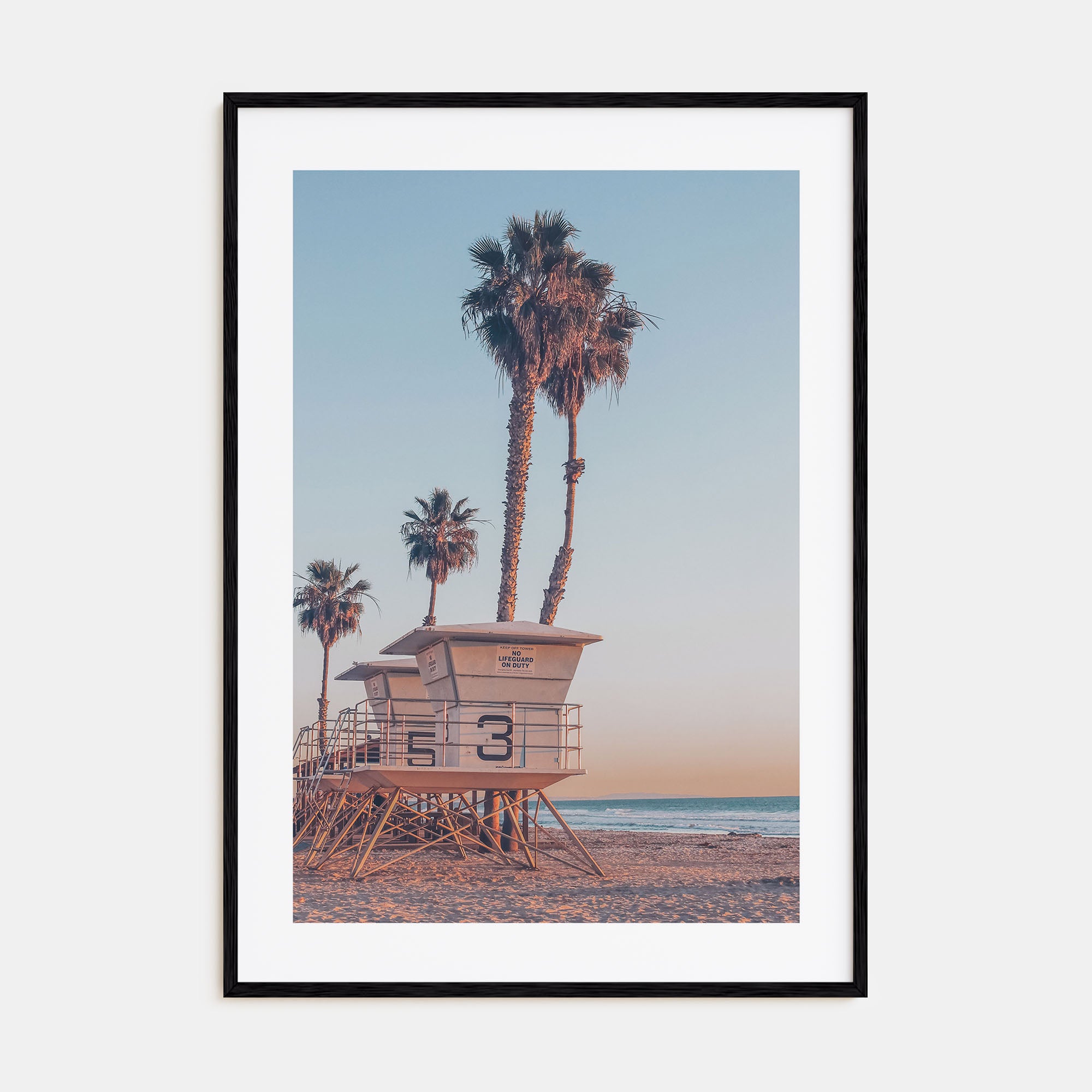 Lifeguard Stand Photo Color No 7 Poster