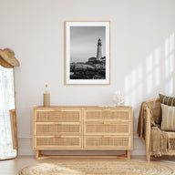 Lighthouse Photo B&W No 1 Poster