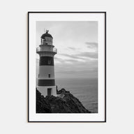 Lighthouse Photo B&W No 2 Poster