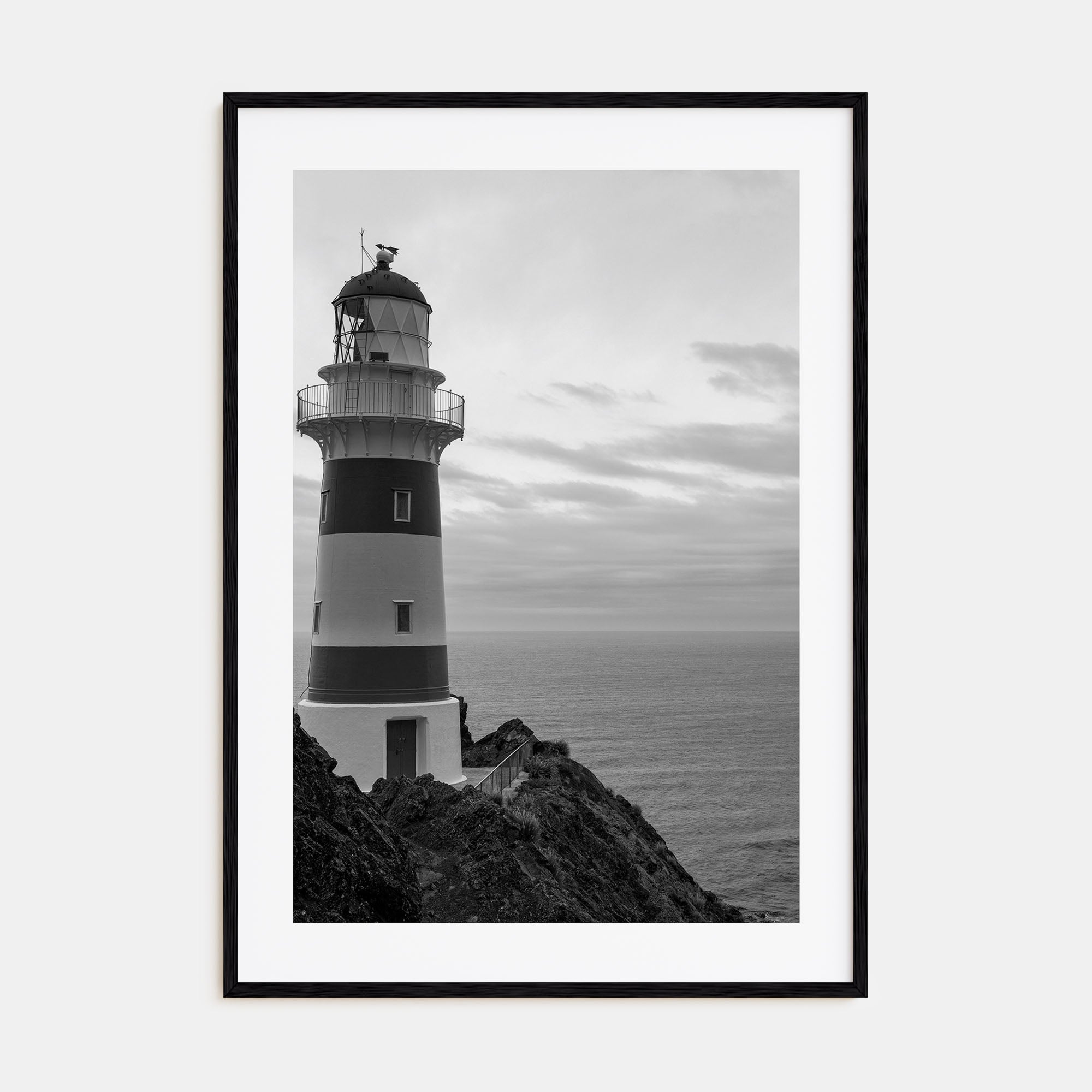 Lighthouse Photo B&W No 2 Poster
