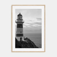 Lighthouse Photo B&W No 2 Poster