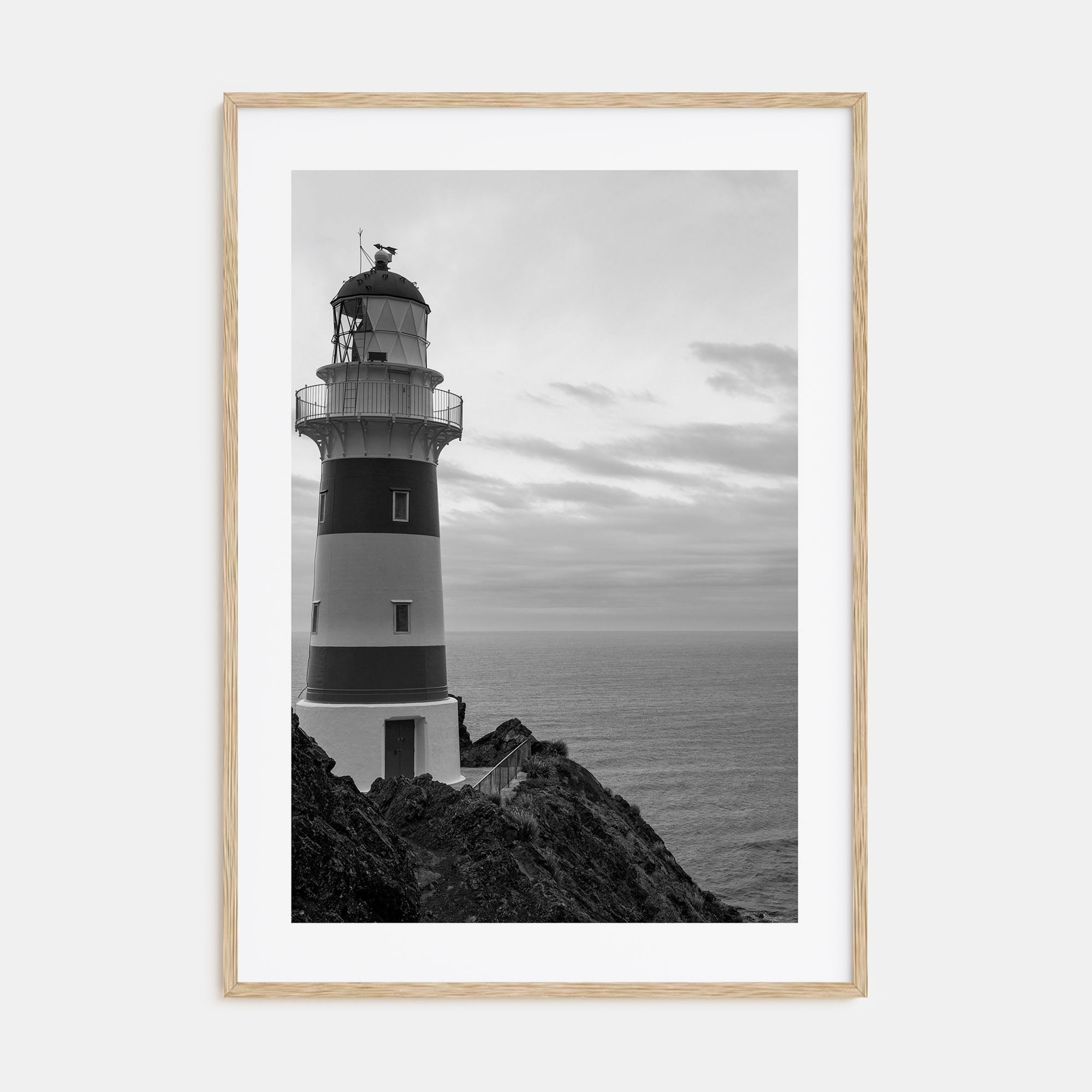 Lighthouse Photo B&W No 2 Poster