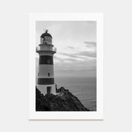 Lighthouse Photo B&W No 2 Poster