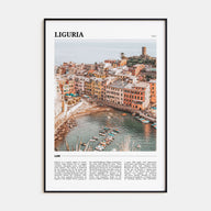 Liguria Travel Color Poster