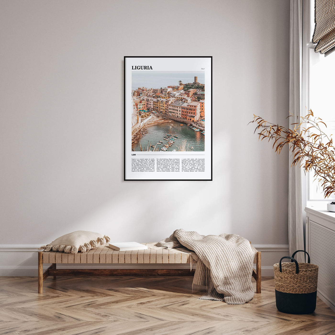 Liguria Travel Color Poster