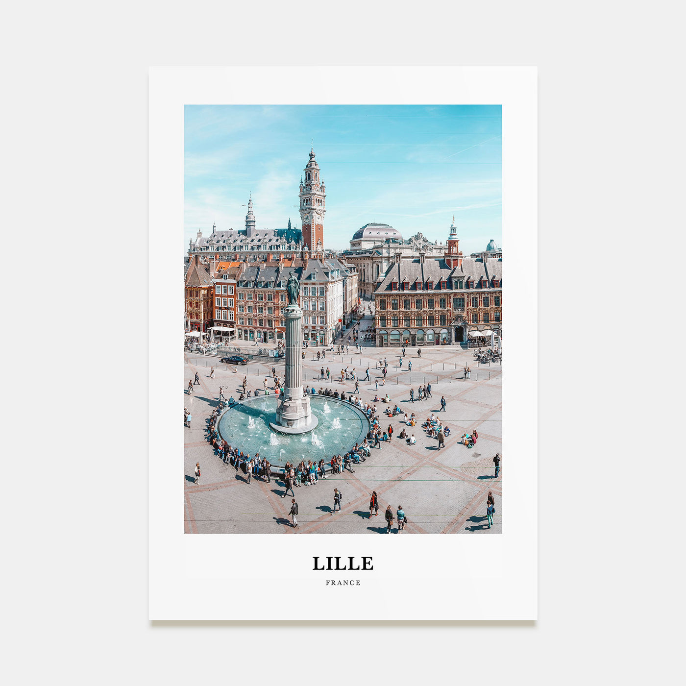 Lille Portrait Color Poster