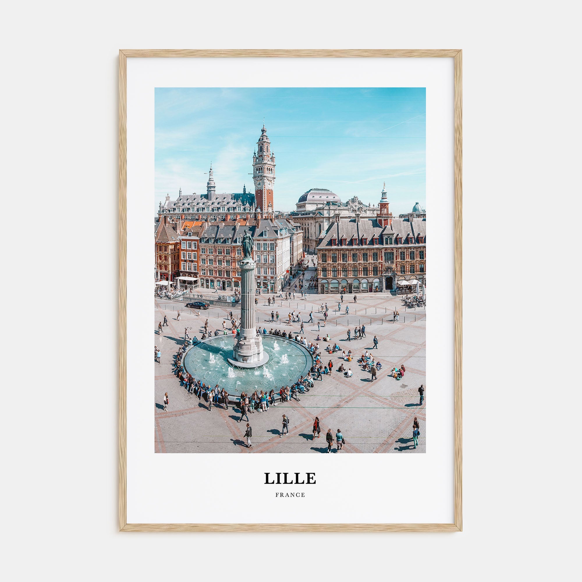 Lille Portrait Color Poster