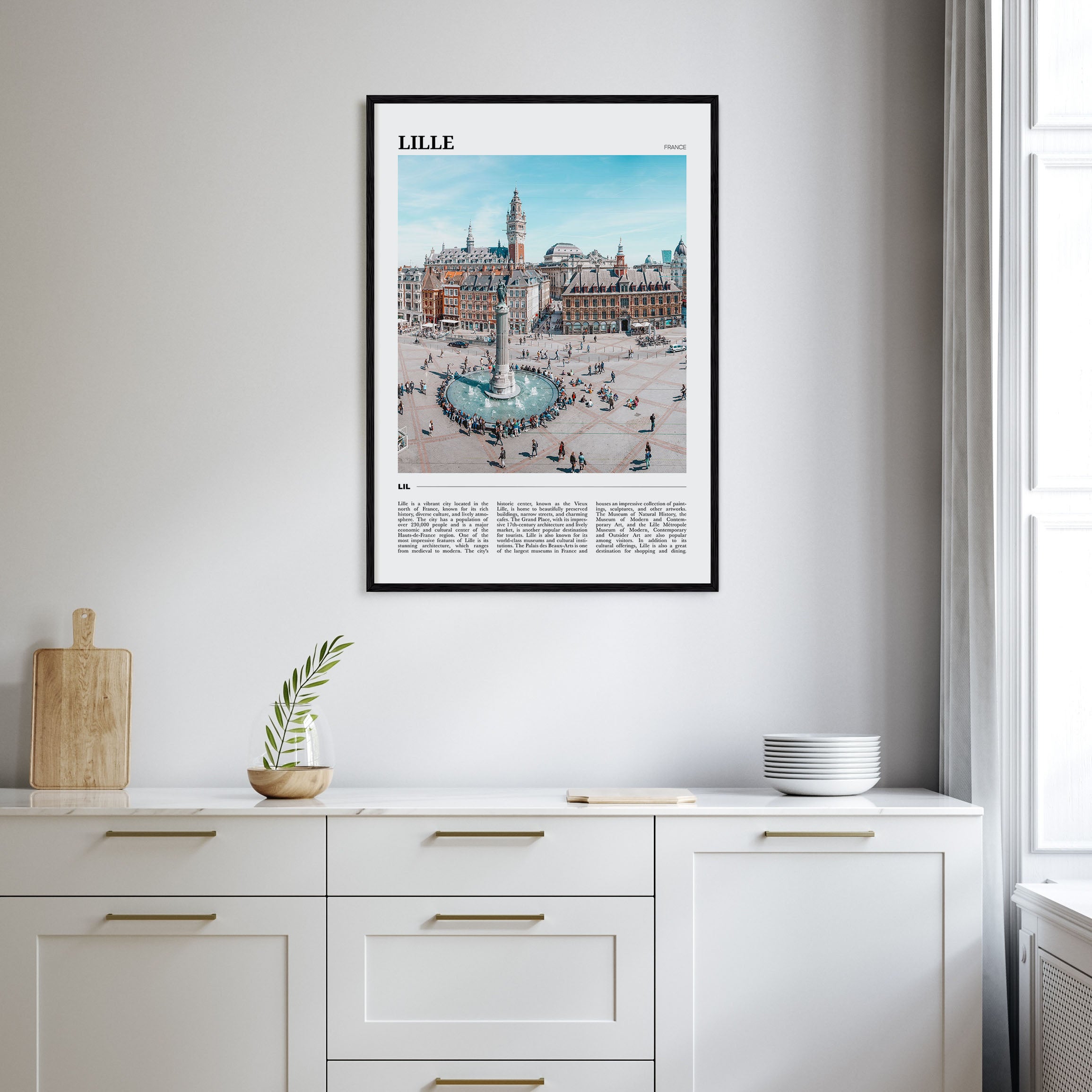 Lille Travel Color Poster