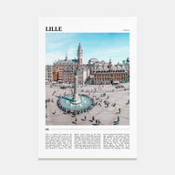 Lille Travel Color Poster