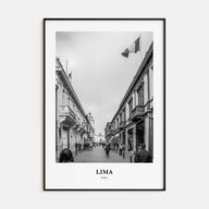 Lima Portrait B&W No 2 Poster