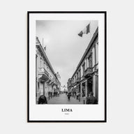 Lima Portrait B&W No 2 Poster