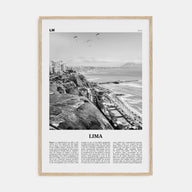 Lima Travel B&W No 1 Poster