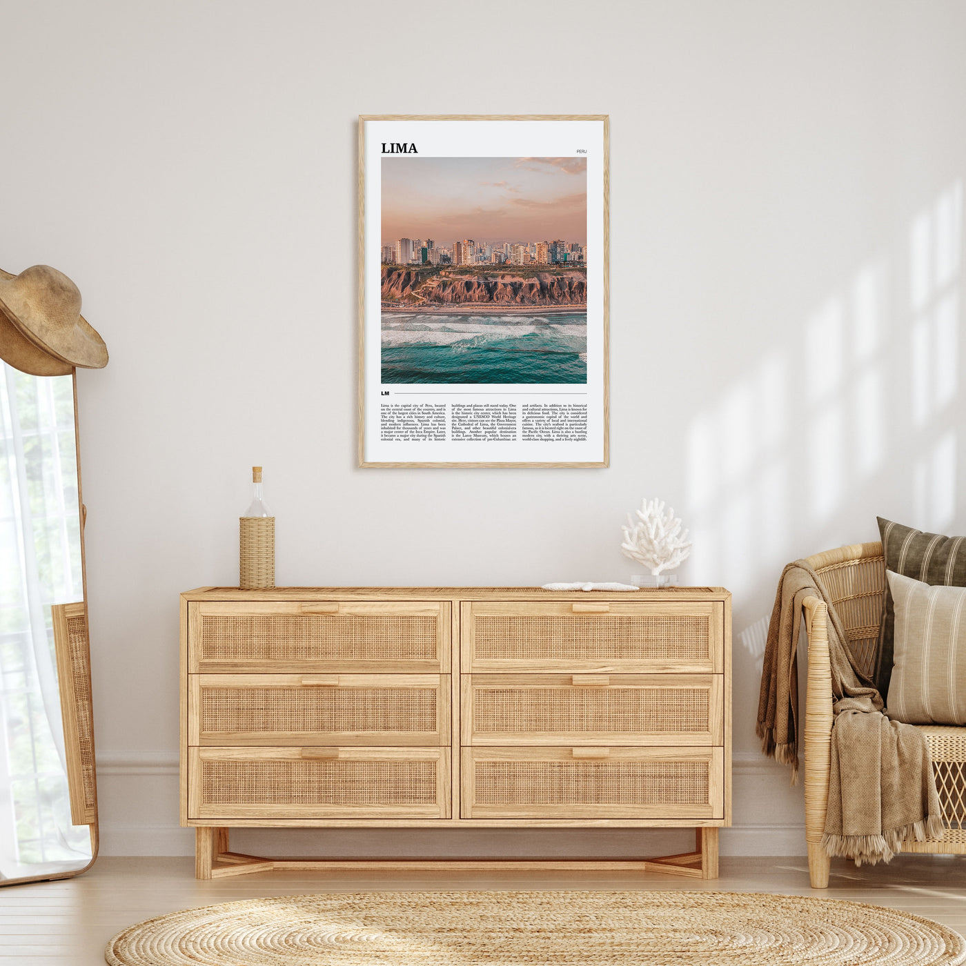 Lima Travel Color Poster