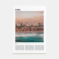 Lima Travel Color Poster
