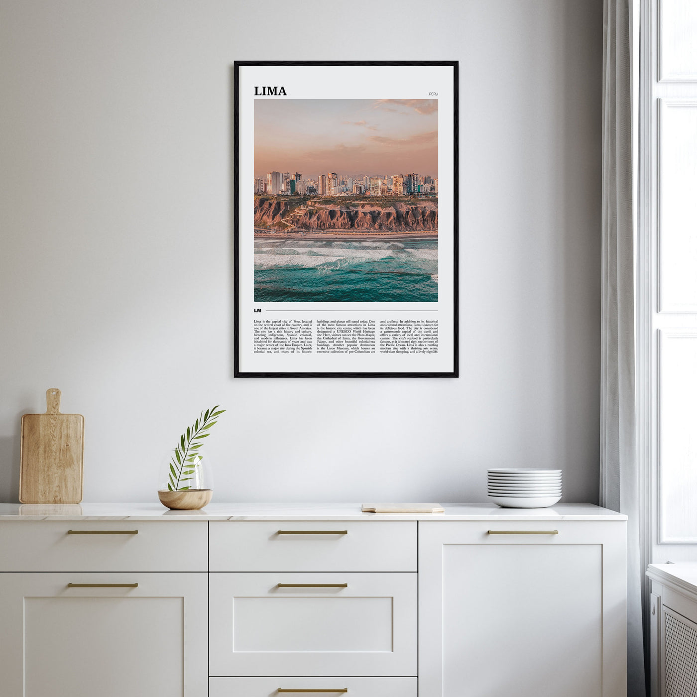 Lima Travel Color Poster