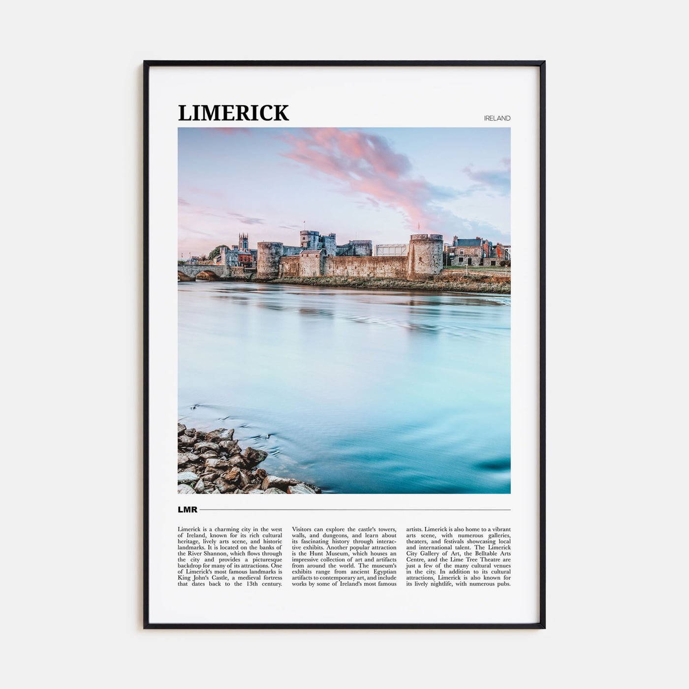 Limerick Travel Color Poster