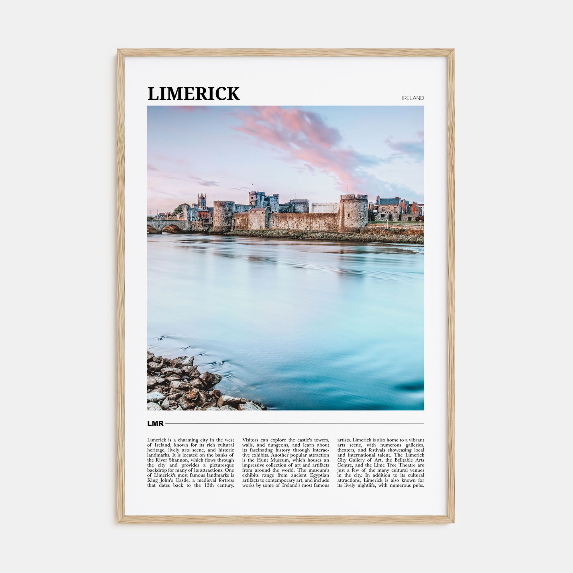 Limerick Travel Color Poster