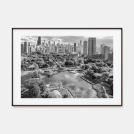 Lincoln Park Landscape B&W Poster