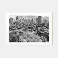 Lincoln Park Landscape B&W Poster