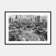 Lincoln Park Landscape B&W Poster