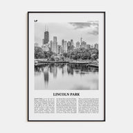 Lincoln Park Travel B&W No 1 Poster