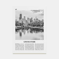 Lincoln Park Travel B&W No 1 Poster