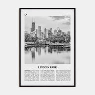 Lincoln Park Travel B&W No 1 Poster