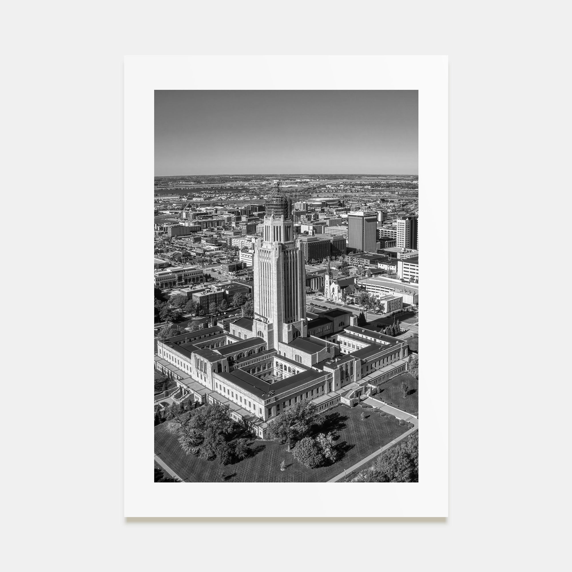 Lincoln Photo B&W Poster
