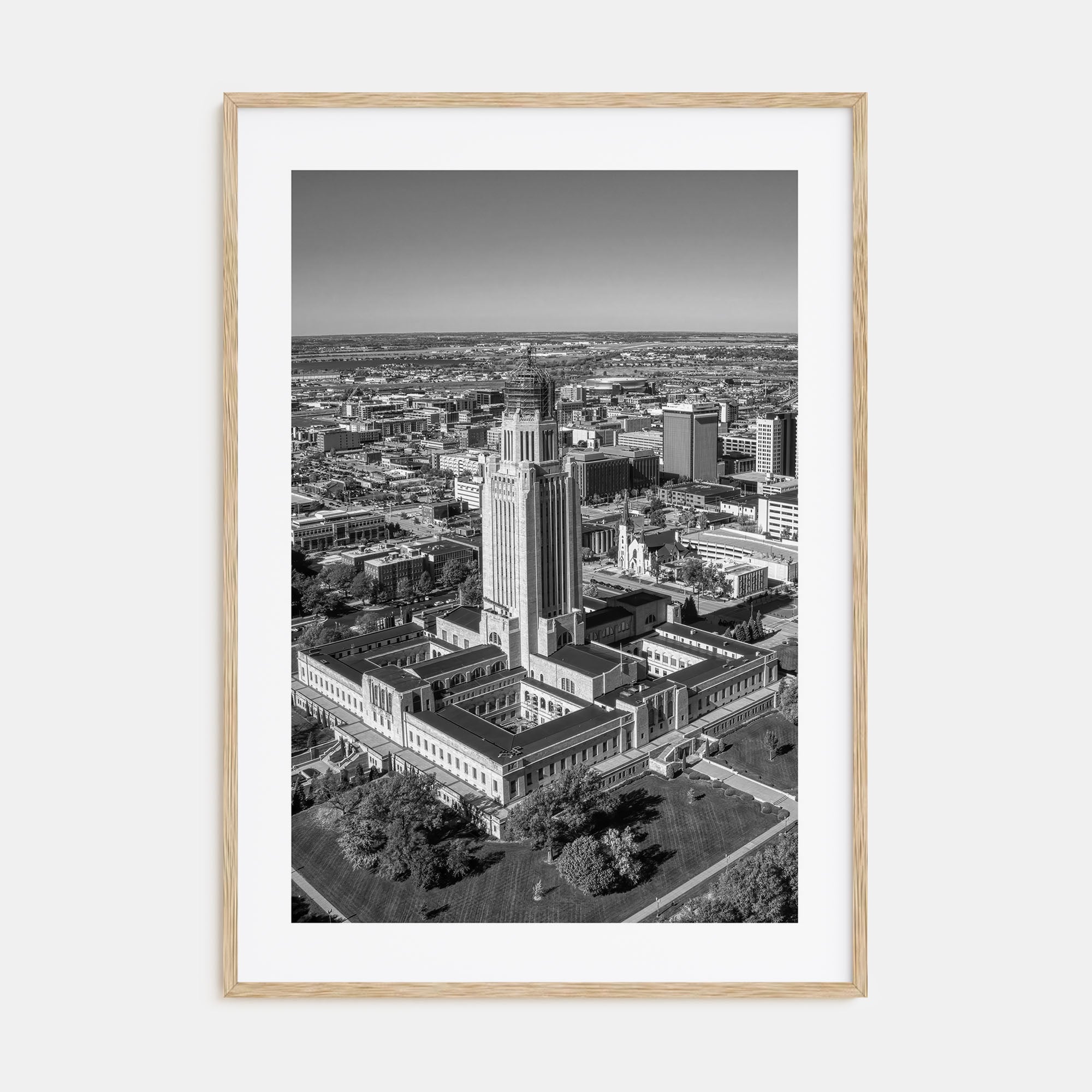Lincoln Photo B&W Poster