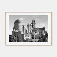 Lisbon Landscape B&W Poster