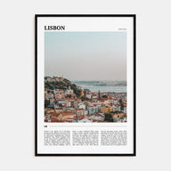 Lisbon Travel Color Poster