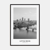 Little Rock Portrait B&W Poster