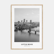 Little Rock Portrait B&W Poster