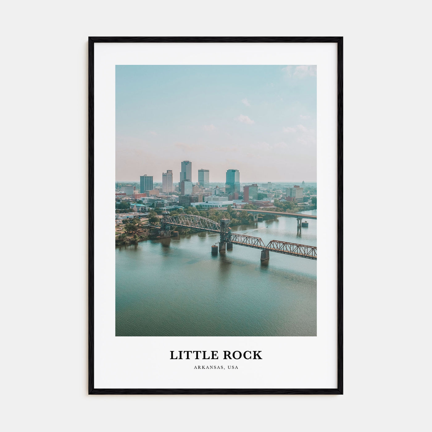 Little Rock Portrait Color Poster