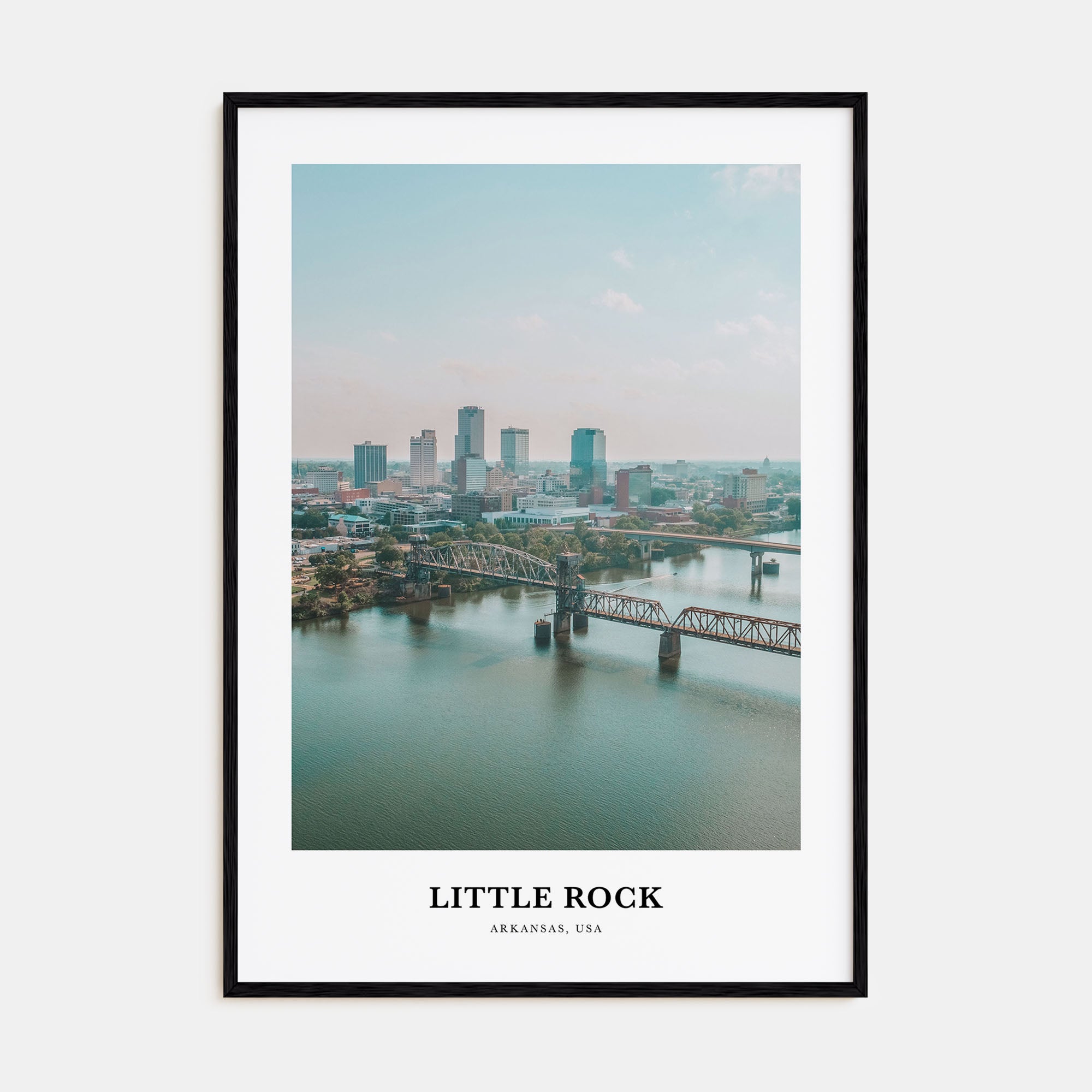 Little Rock Portrait Color Poster