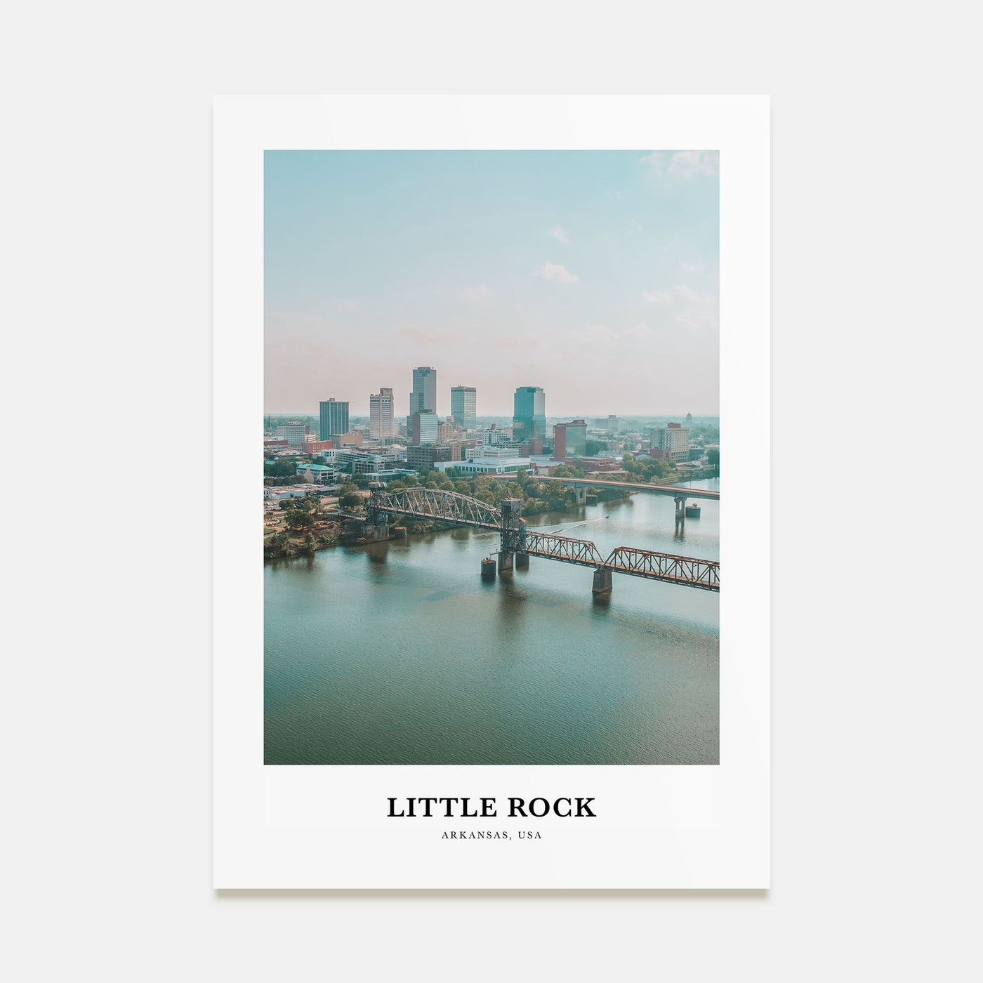Little Rock Portrait Color Poster